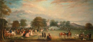 Archery Meeting in Bradgate Park, Leicestershire by John E. Ferneley